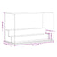 montre 25x12x16 cm akryl transparent