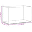 montre 31x17x19 cm akryl transparent