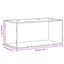displaykasse transparent 30x15x14 cm akryl