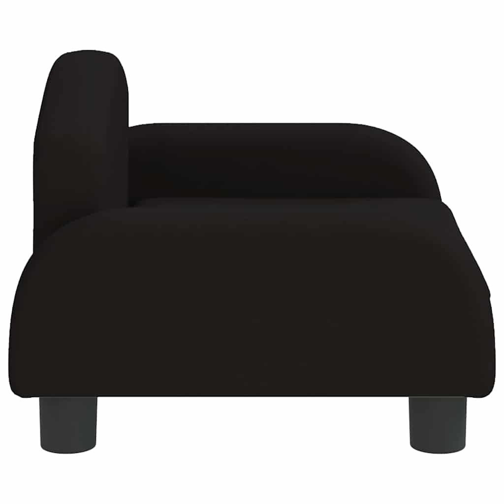 sofa til børn 50x40x30 cm stof sort
