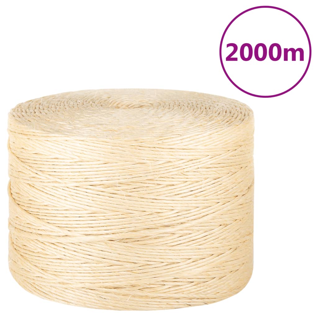 reb 100 % sisal 3 mm 2000 m