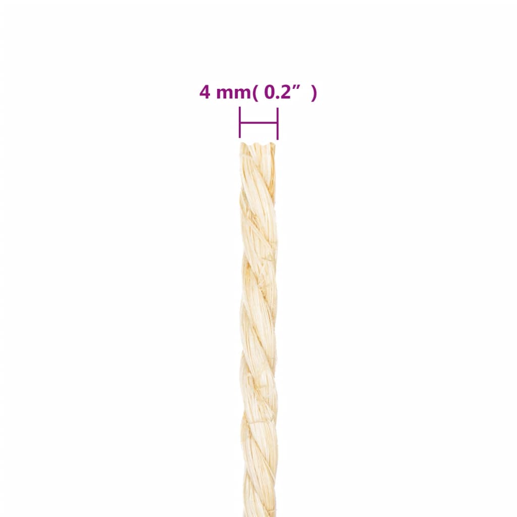 reb 100 % sisal 4 mm 100 m