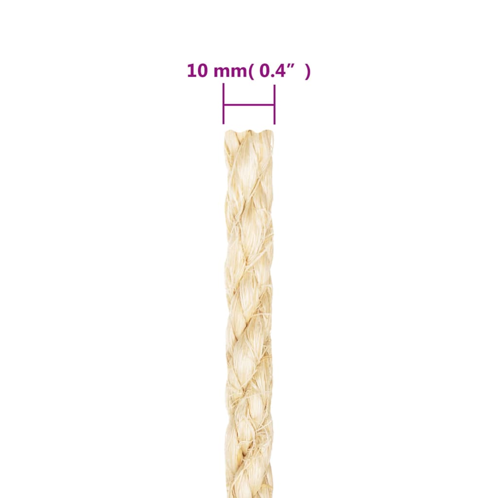 reb 100 % sisal 10 mm 25 m