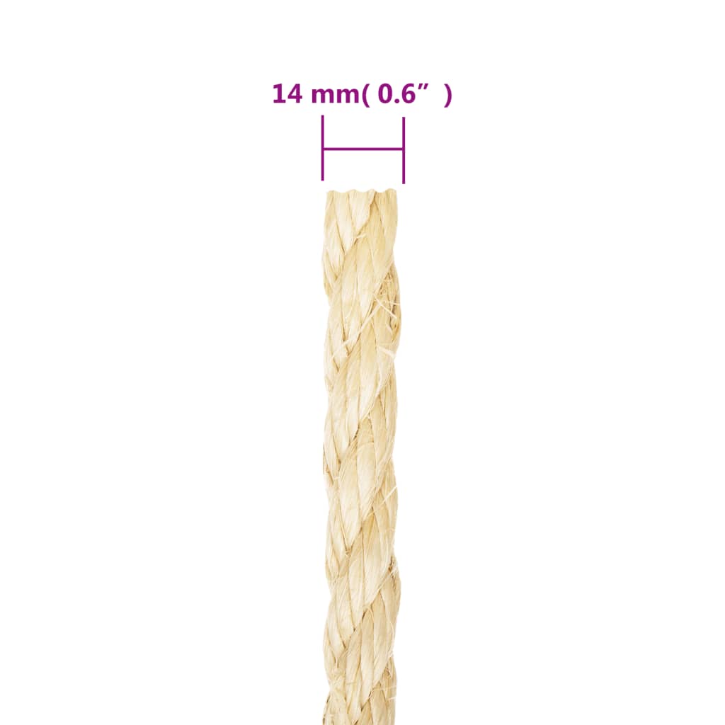 reb 100 % sisal 14 mm 25 m