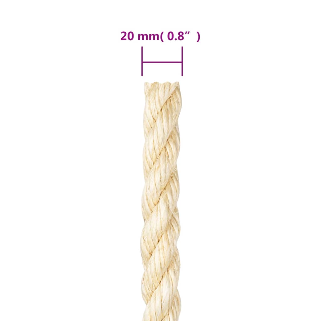 reb 100 % sisal 20 mm 25 m