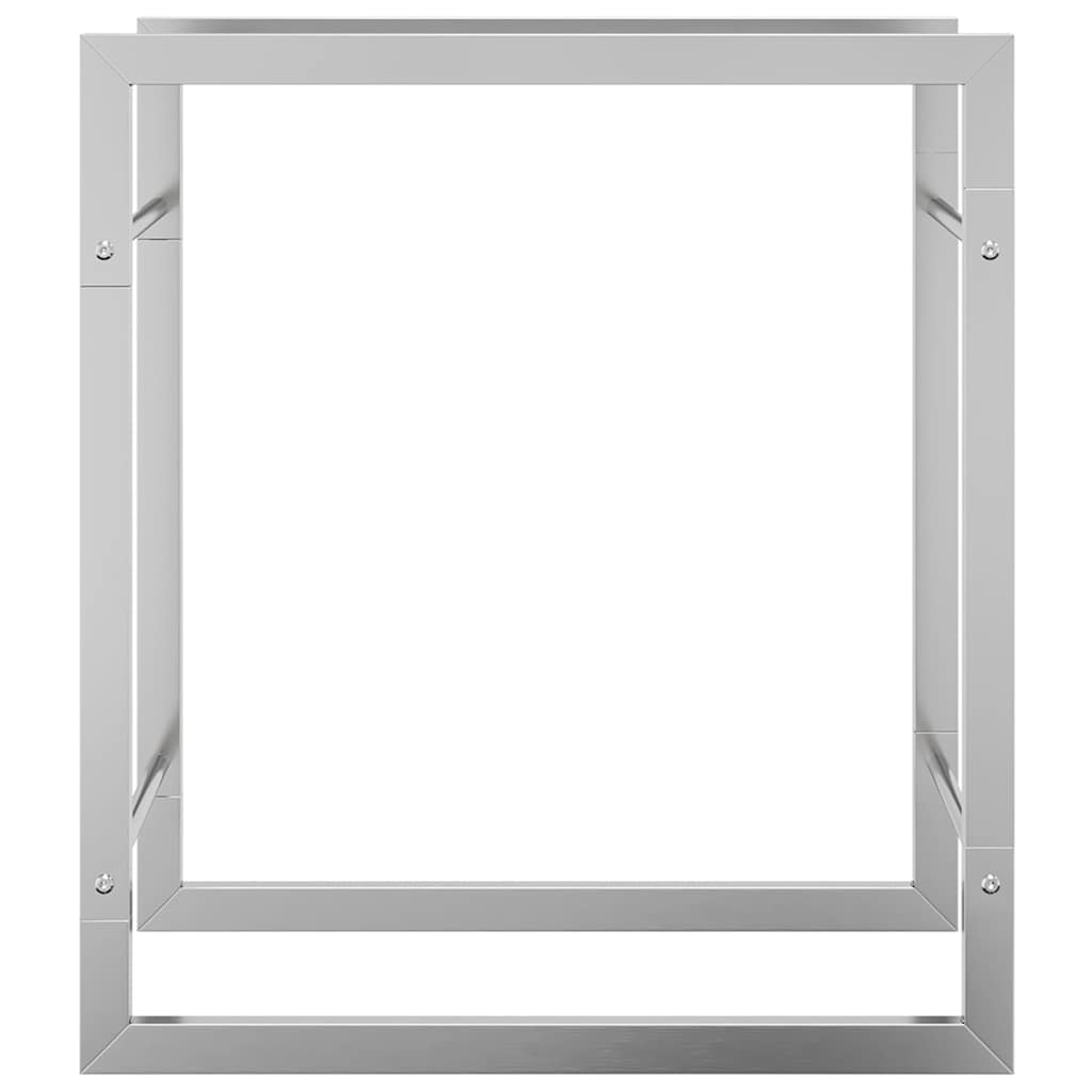 brændestativ 50x28x56 cm rustfrit stål