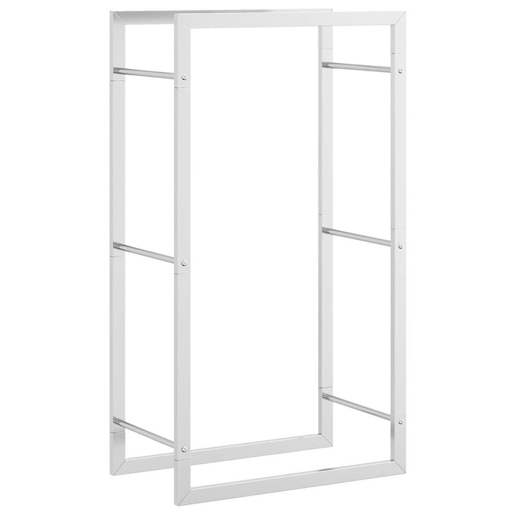 brændestativ 50x28x94 cm rustfrit stål