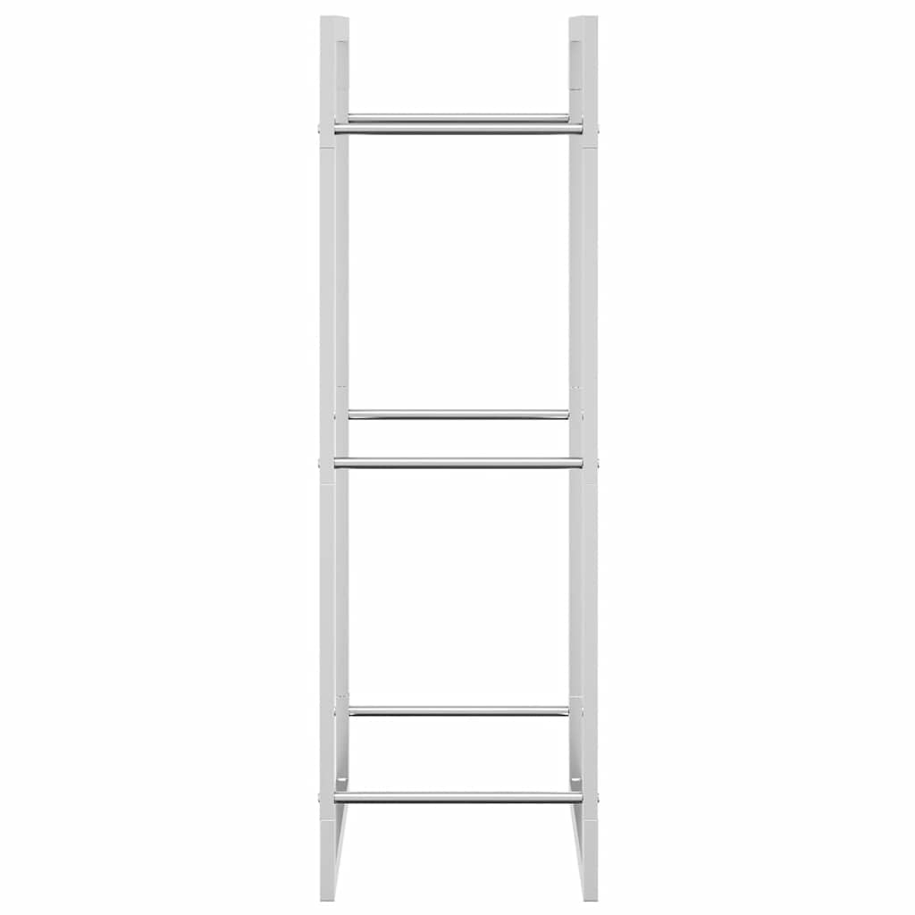 brændestativ 50x28x94 cm rustfrit stål