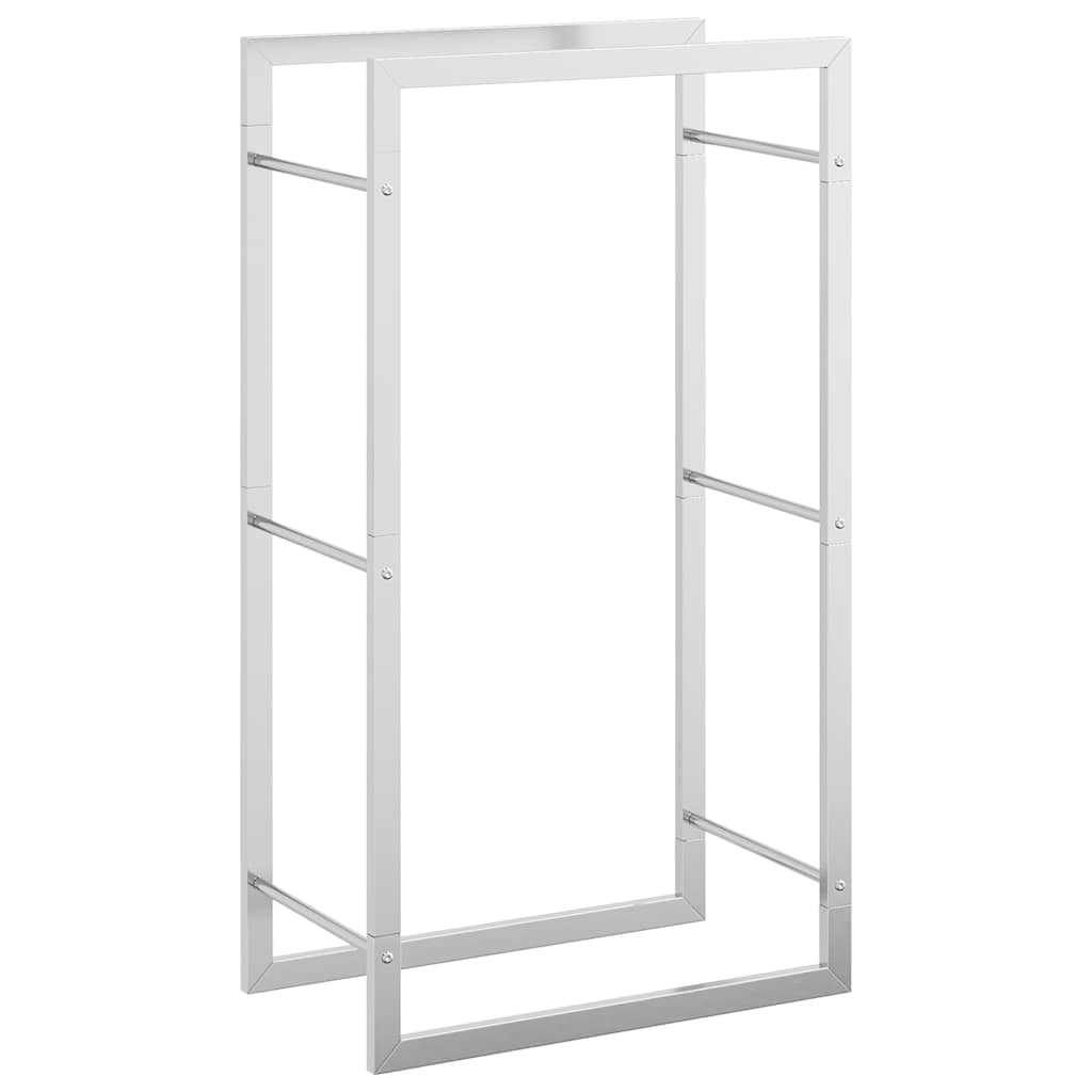 brændestativ 50x28x94 cm rustfrit stål
