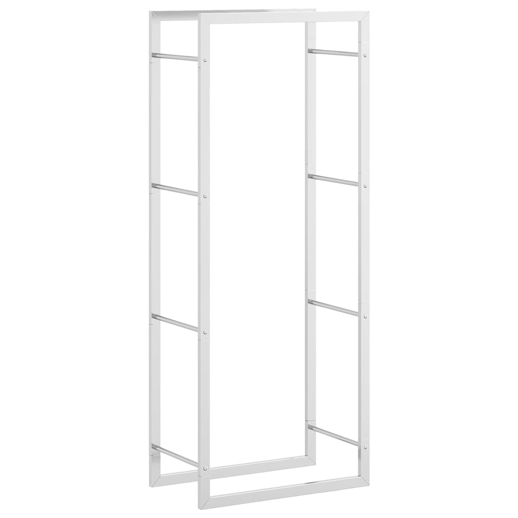 brændestativ 50x28x132 cm rustfrit stål