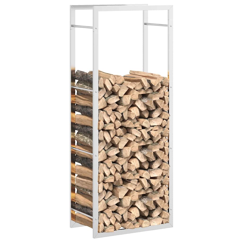 brændestativ 50x28x132 cm rustfrit stål
