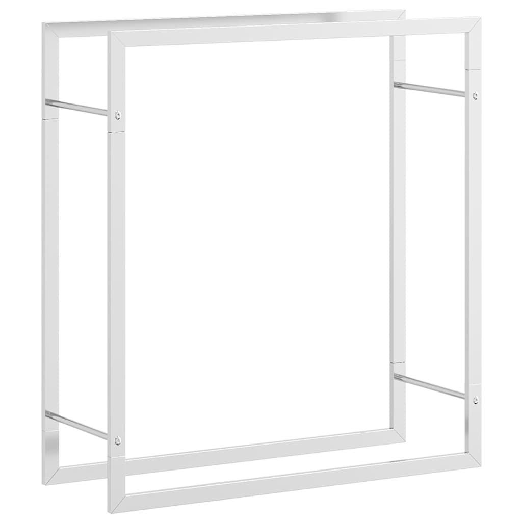 brændestativ 80x28x86 cm rustfrit stål