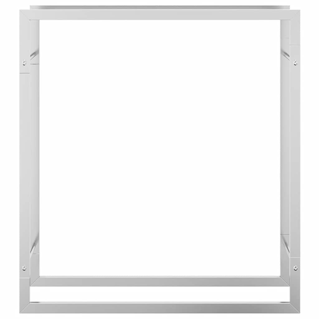 brændestativ 80x28x86 cm rustfrit stål