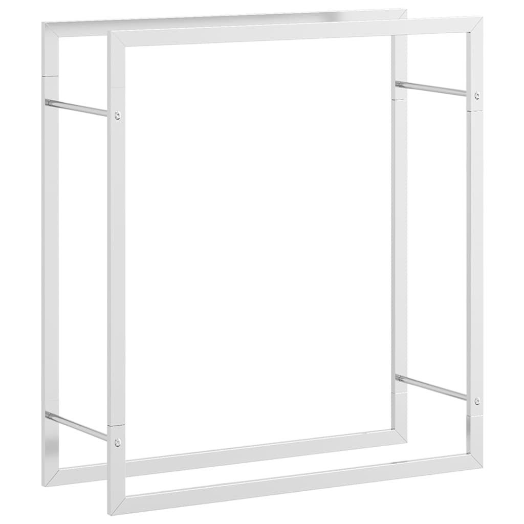 brændestativ 80x28x86 cm rustfrit stål