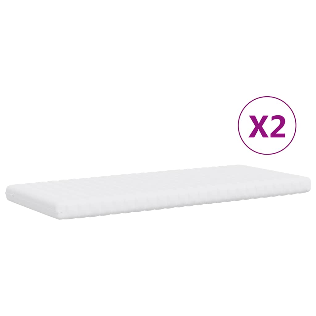 daybed med udtræk og madras 100x200 cm velour gul