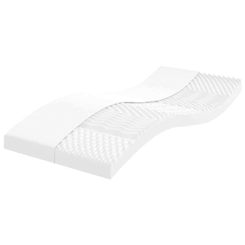 daybed med udtræk og madras 90x200 cm velour blå