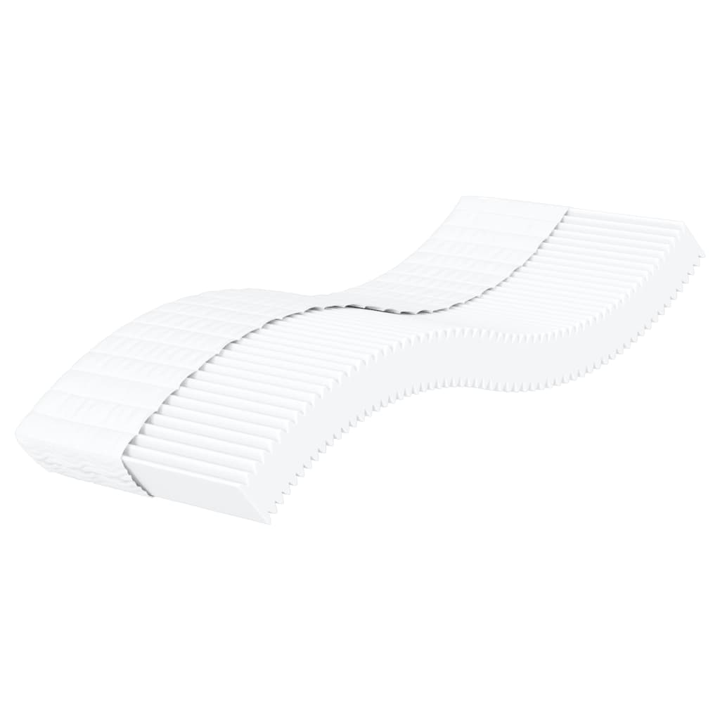 daybed med madras 90x200 cm kunstlæder cremefarvet