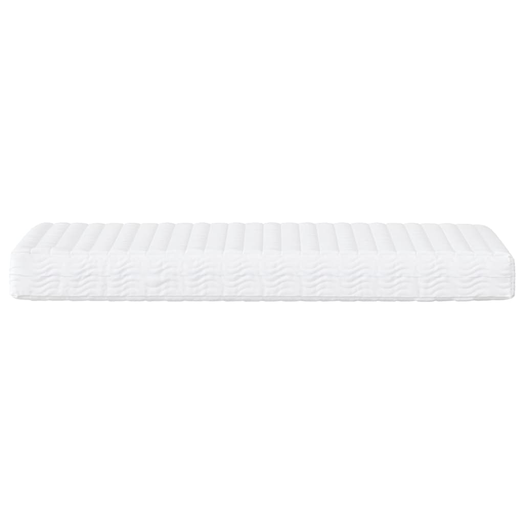 daybed med madras 90x200 cm kunstlæder cappuccinofarvet
