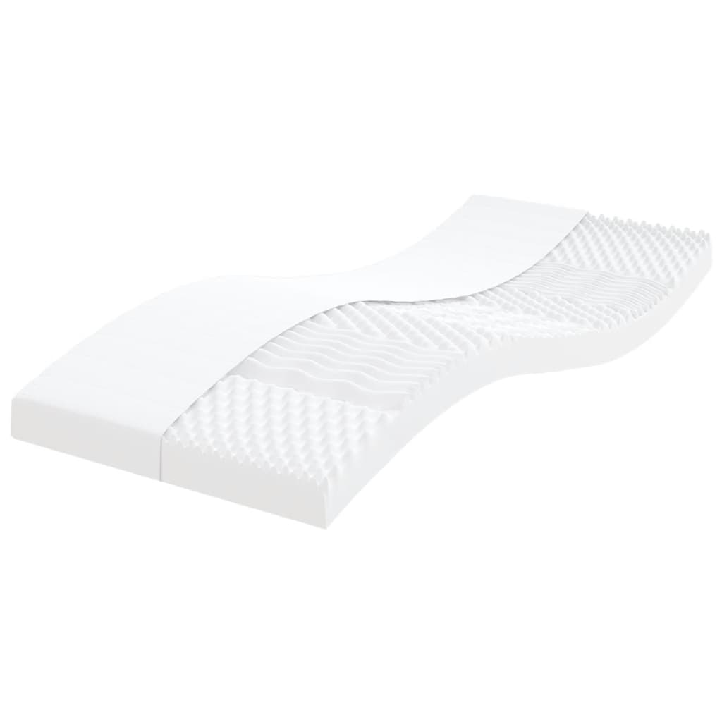 daybed med udtræk og madrasser 90x200 cm kunstlæder cappuccino