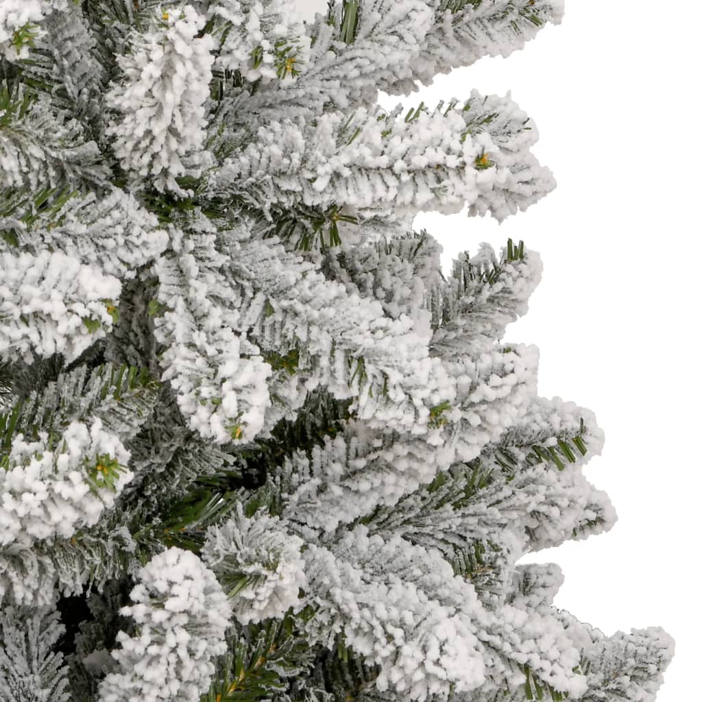 kunstigt juletræ med sne 270 cm hængslet