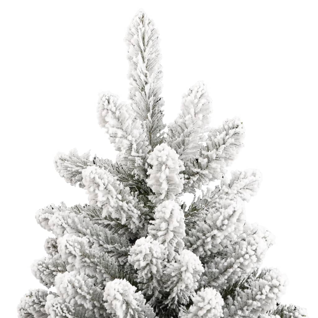 kunstigt juletræ med sne 300 cm hængslet