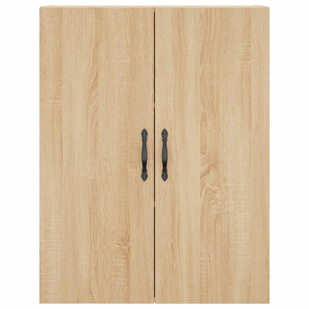 højskab 69,5x34x180 cm konstrueret træ sonoma-eg