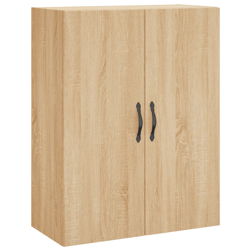 højskab 69,5x34x180 cm konstrueret træ sonoma-eg