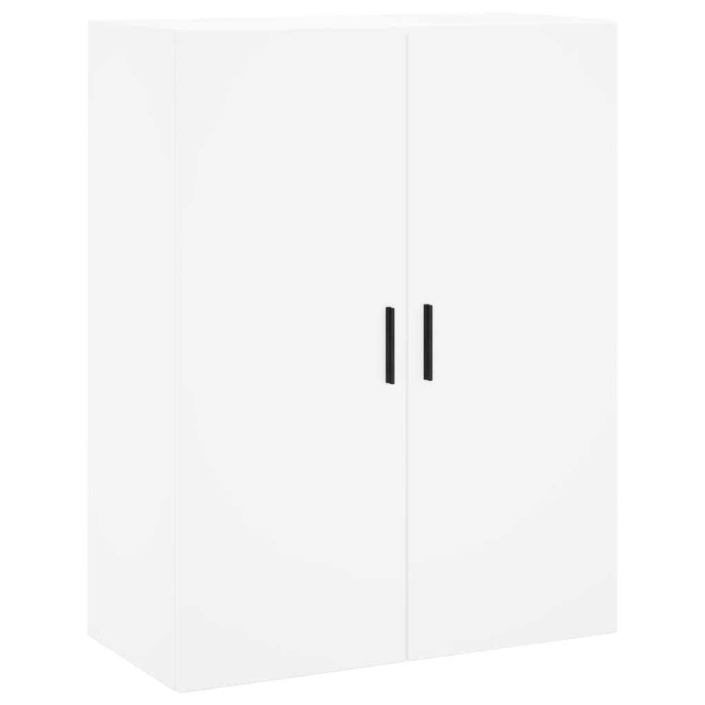 højskab 69,5x34x180 cm konstrueret træ hvid