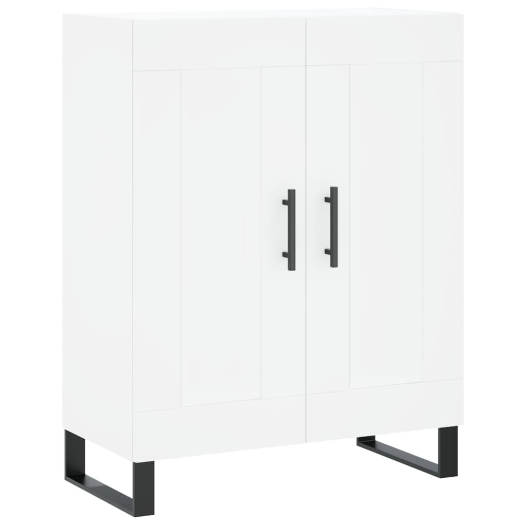 højskab 69,5x34x180 cm konstrueret træ hvid