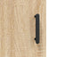 højskab 69,5x34x180 cm konstrueret træ sonoma-eg