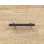 højskab 69,5x34x180 cm konstrueret træ sonoma-eg