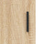 højskab 69,5x34x180 cm konstrueret træ sonoma-eg