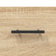højskab 69,5x34x180 cm konstrueret træ sonoma-eg