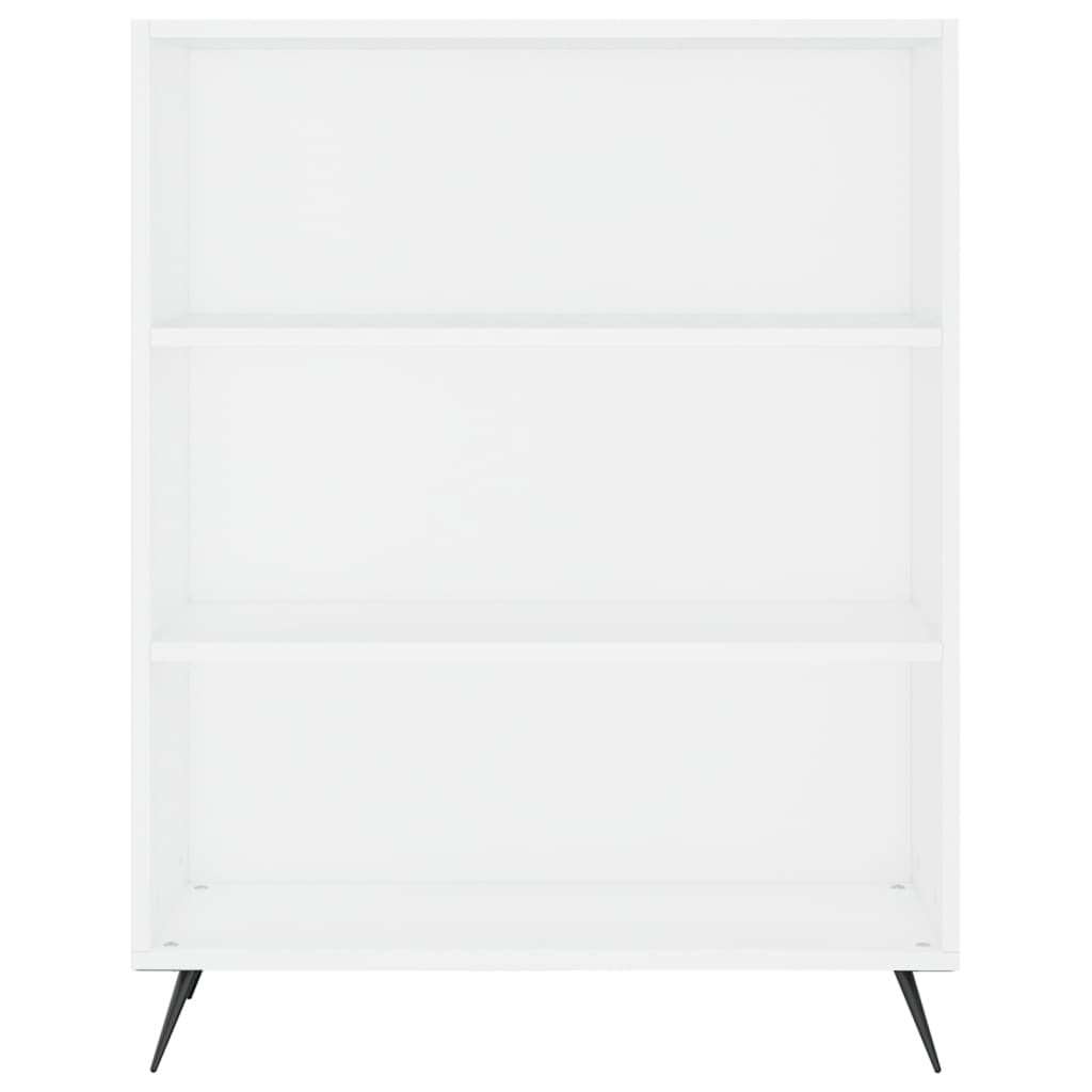 højskab 69,5x34x180 cm konstrueret træ hvid