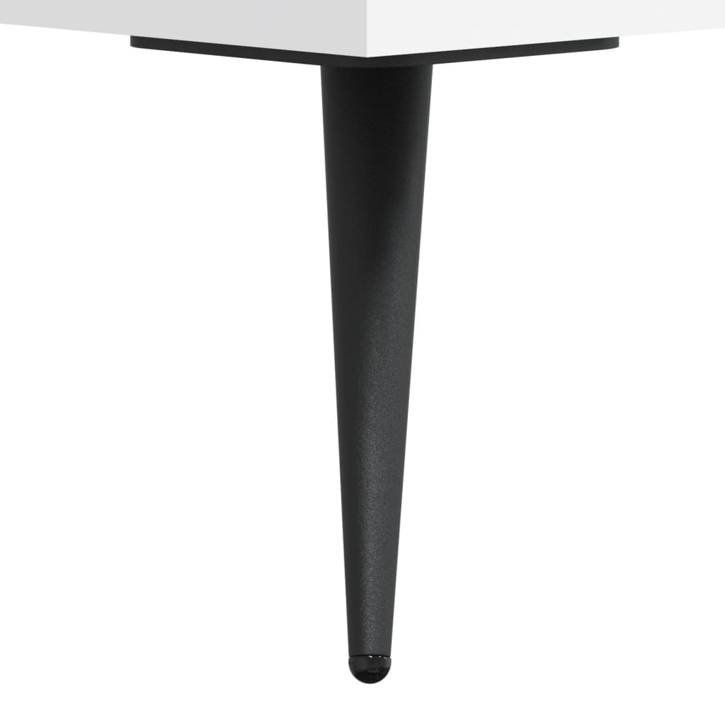 højskab 69,5x34x180 cm konstrueret træ hvid