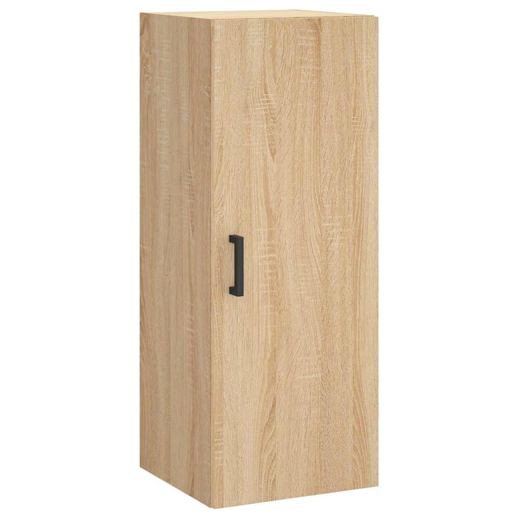 skab 34,5x34x180 cm konstrueret træ sonoma-eg