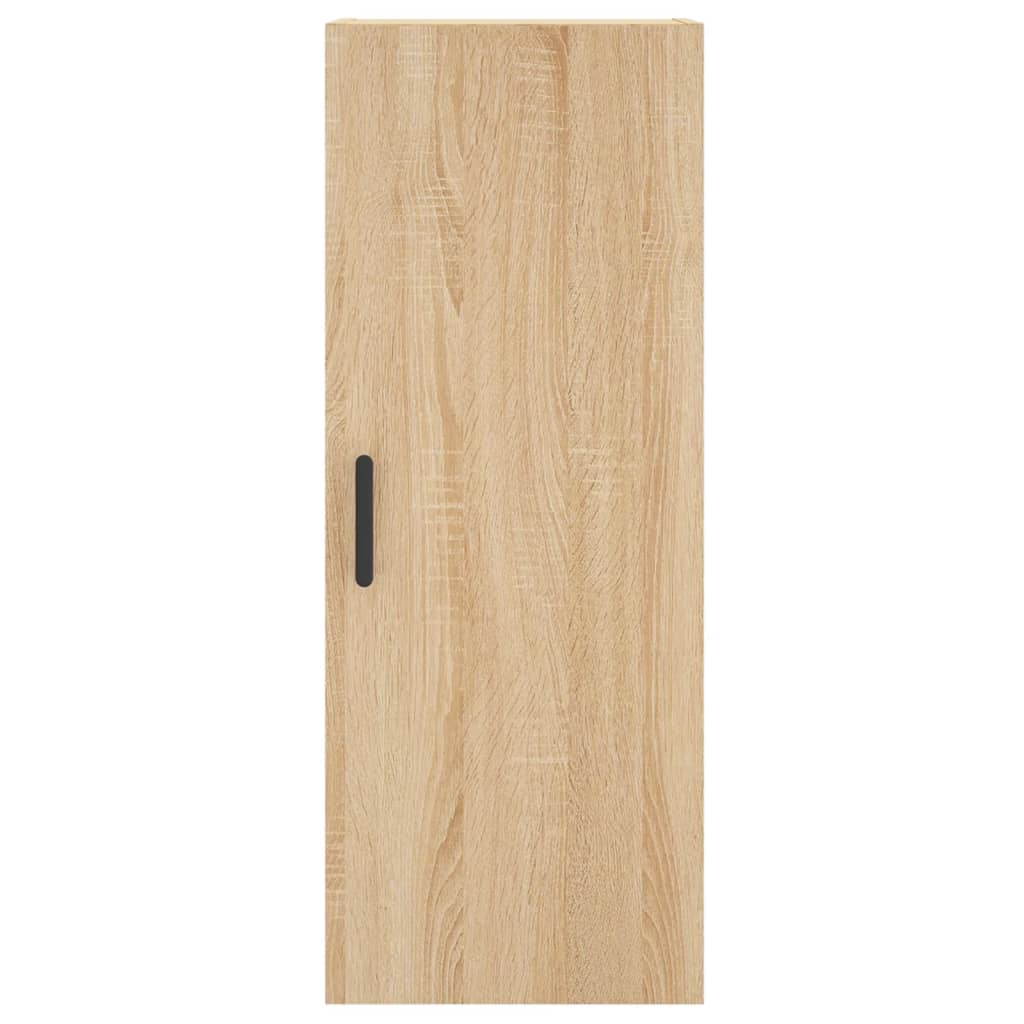 skab 34,5x34x180 cm konstrueret træ sonoma-eg