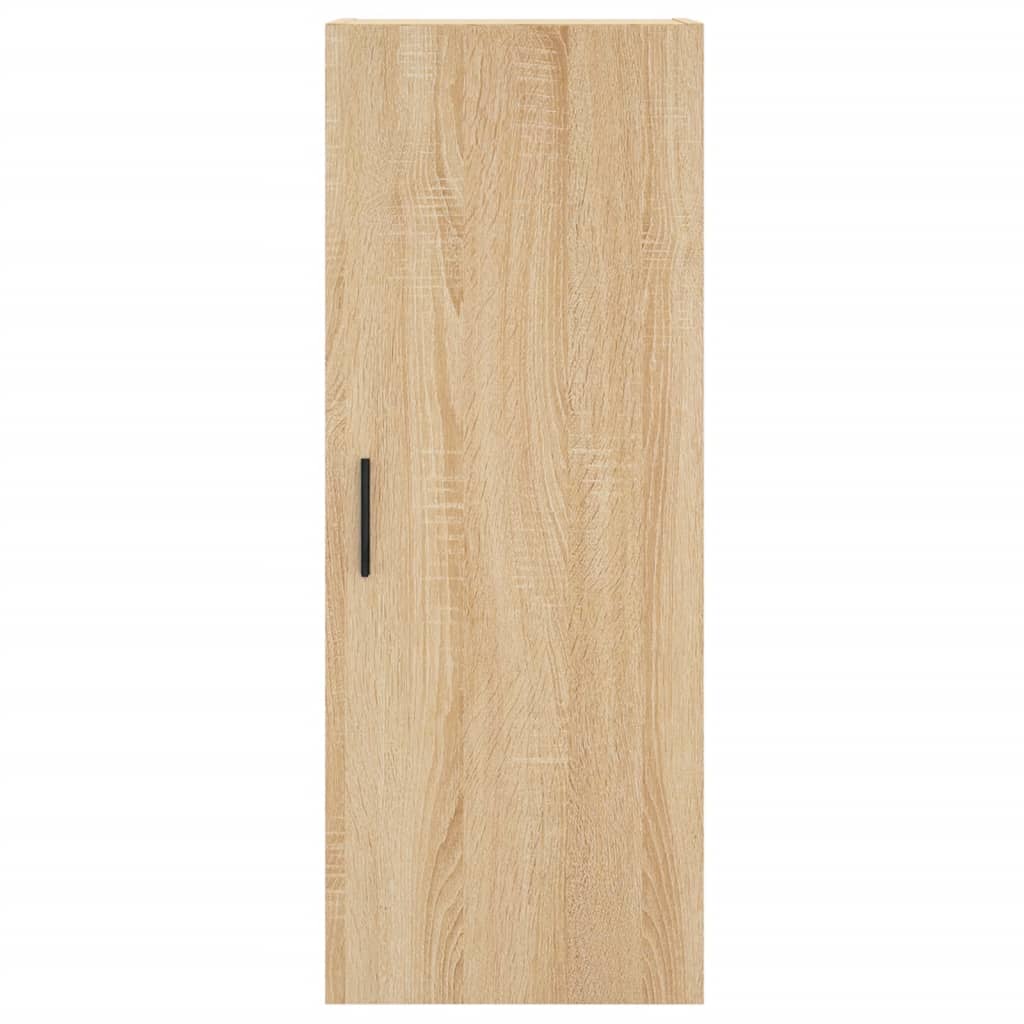 skab 34,5x34x180 cm konstrueret træ sonoma-eg