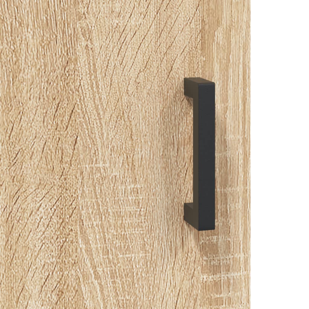 skab 34,5x34x180 cm konstrueret træ sonoma-eg
