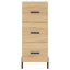skab 34,5x34x180 cm konstrueret træ sonoma-eg