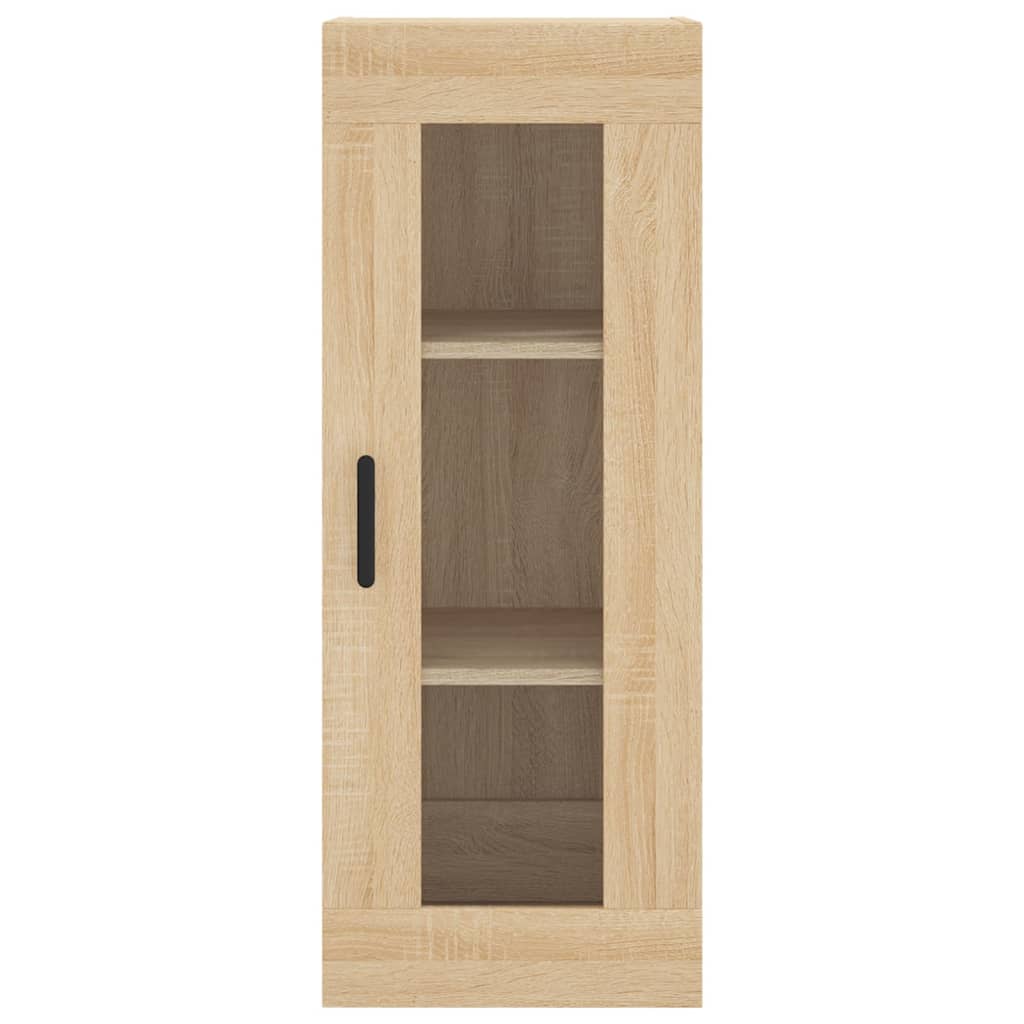 skab 34,5x34x180 cm konstrueret træ sonoma-eg