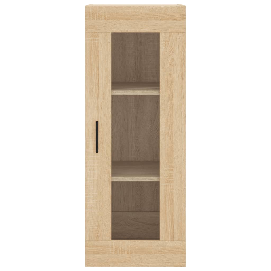 skab 34,5x34x180 cm konstrueret træ sonoma-eg