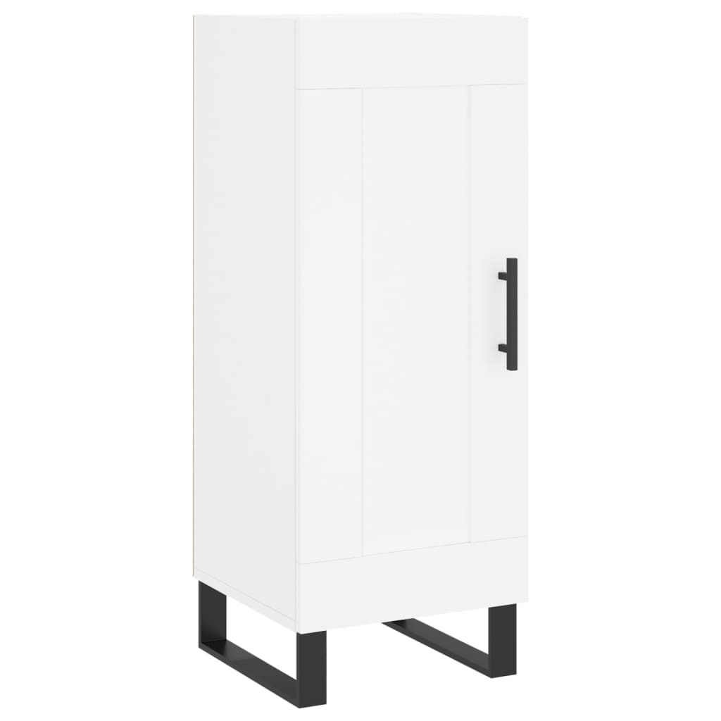 skab 34,5x34x180 cm konstrueret træ hvid