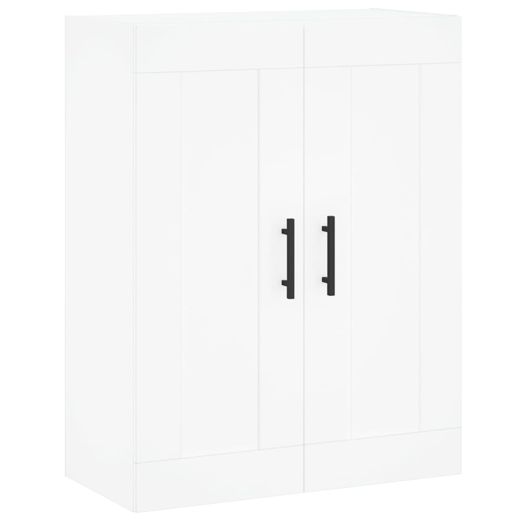 højskab 69,5x34x180 cm konstrueret træ hvid