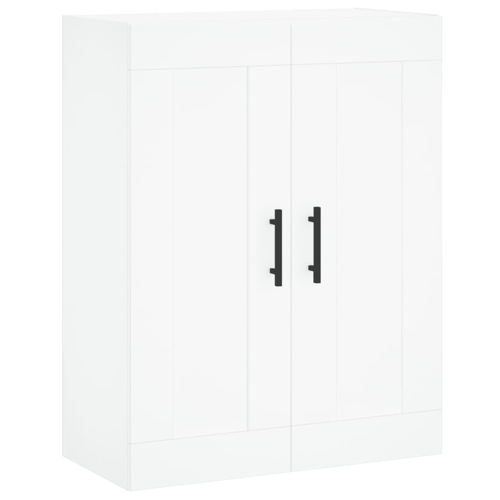 højskab 69,5x34x180 cm konstrueret træ hvid