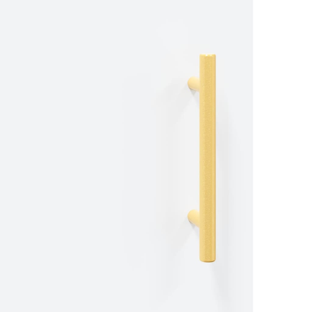 højskab 69,5x34x180 cm konstrueret træ hvid