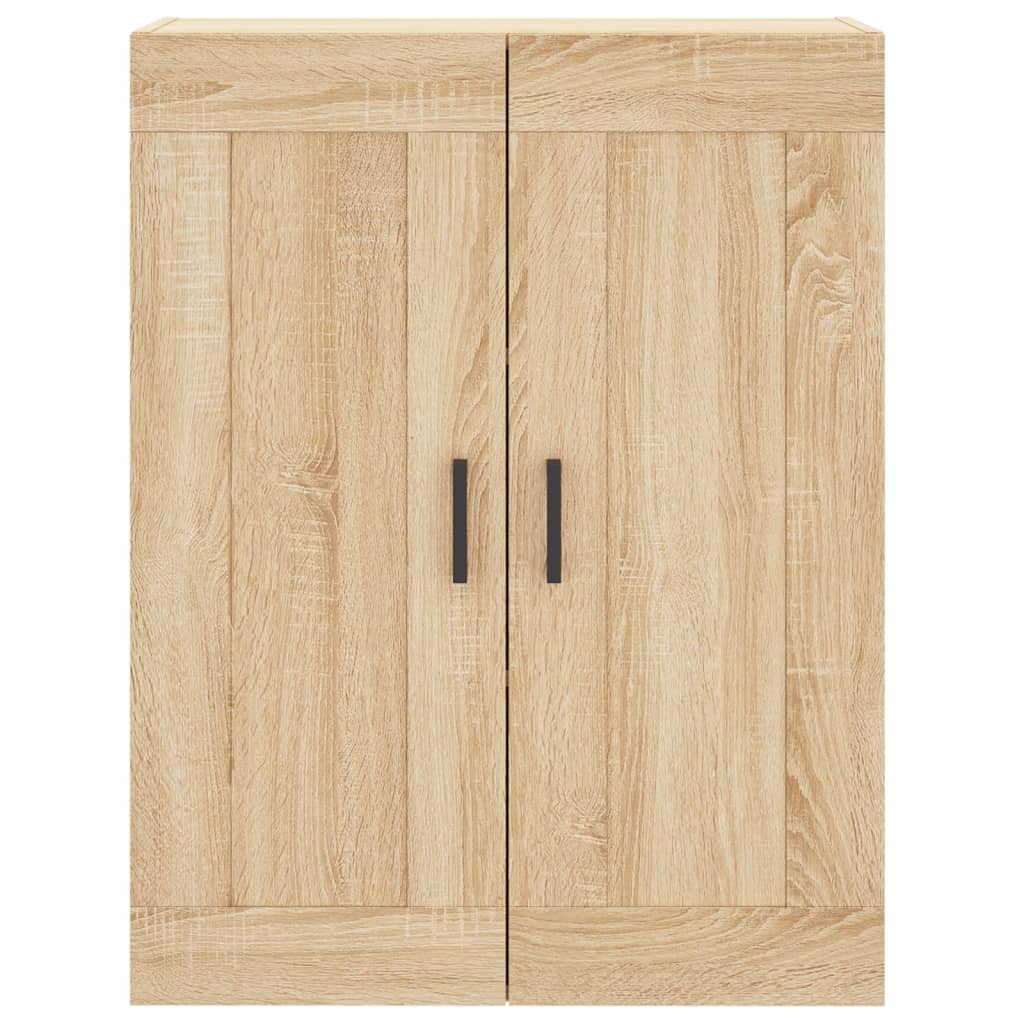 højskab 69,5x34x180 cm konstrueret træ sonoma-eg