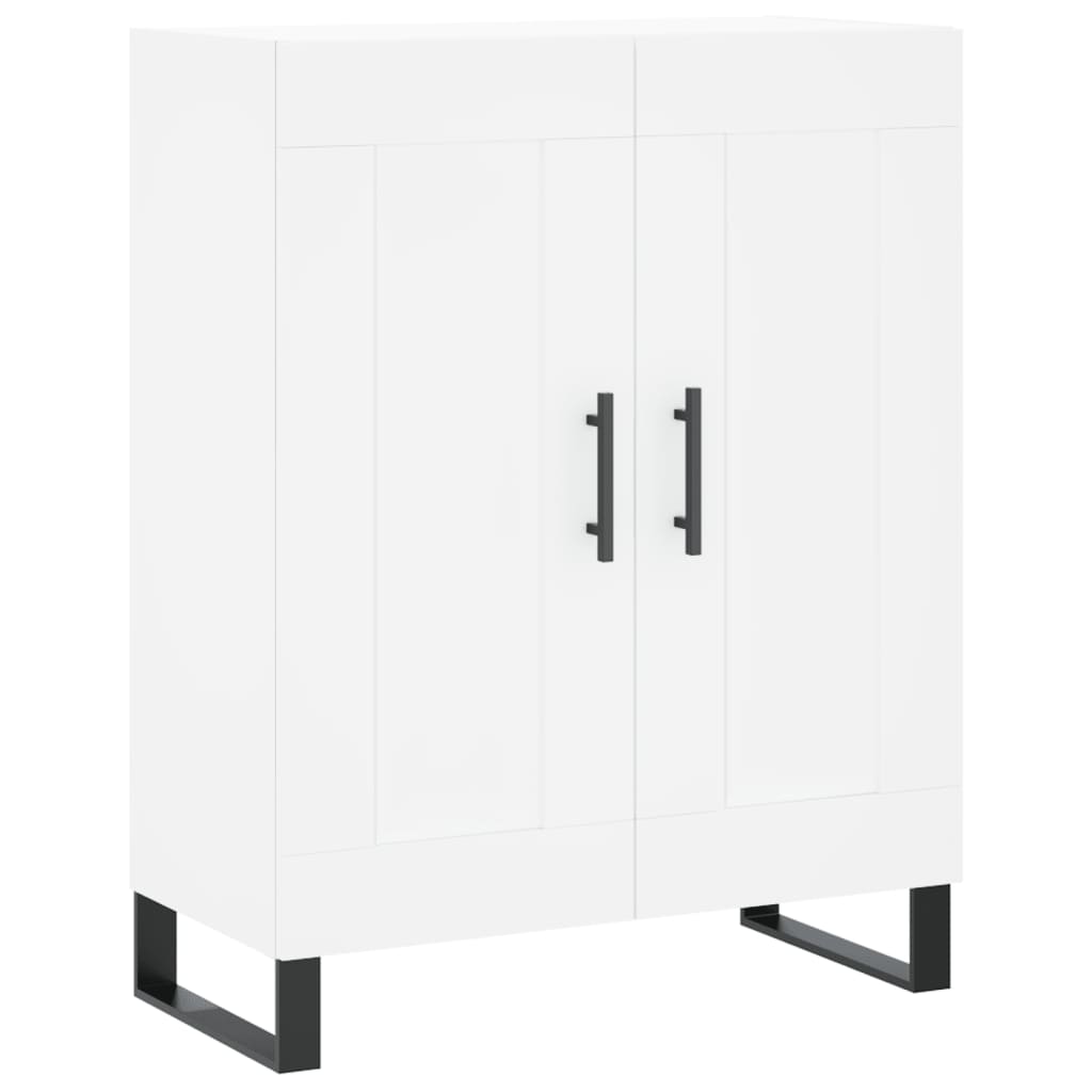 højskab 69,5x34x180 cm konstrueret træ hvid