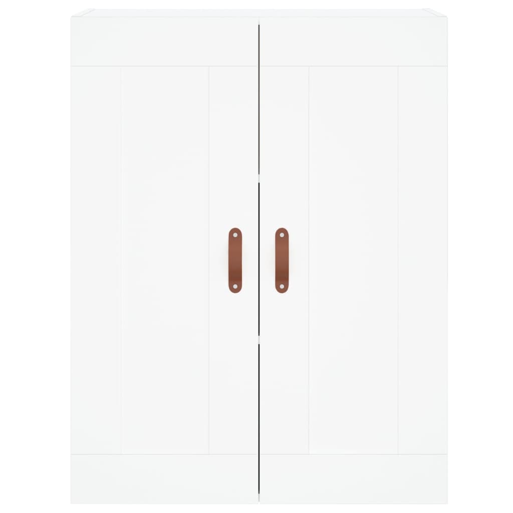 højskab 69,5x34x180 cm konstrueret træ hvid