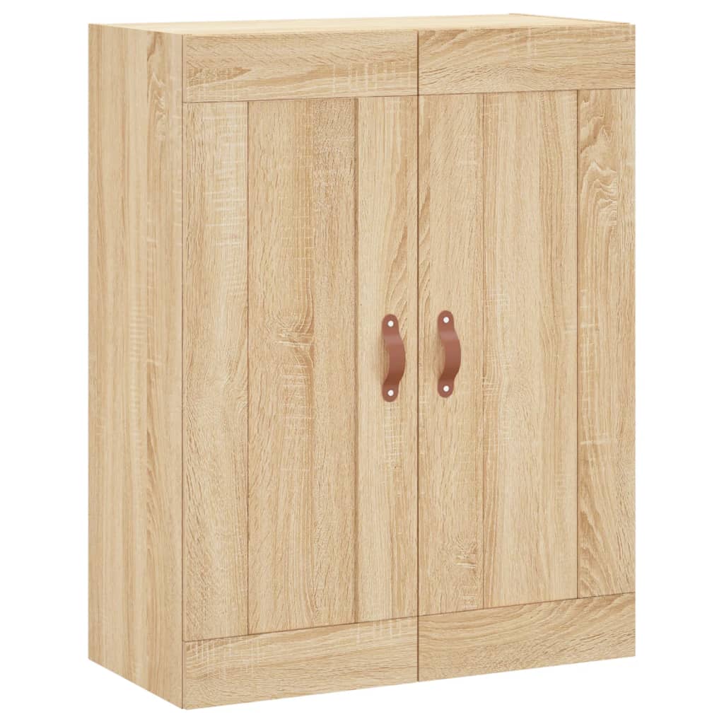 højskab 69,5x34x180 cm konstrueret træ sonoma-eg